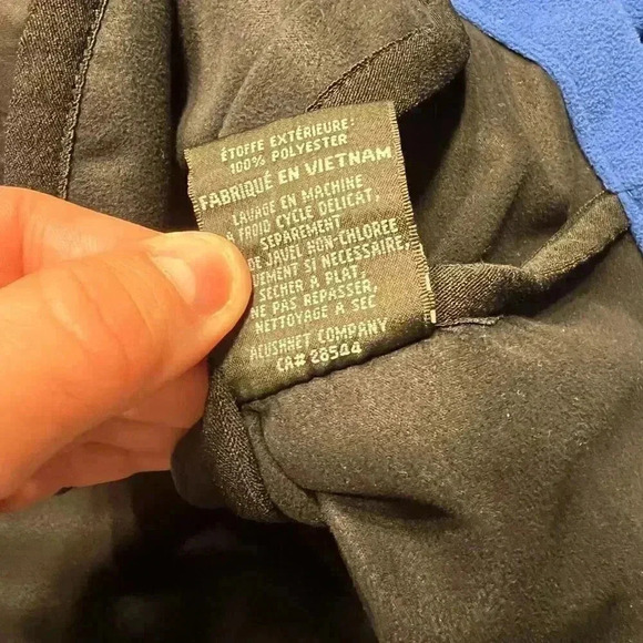 Footjoys Dryjoys 1/2 Zip Blue Golf Pullover Fleece Jacket Large - Picture 7 of 7